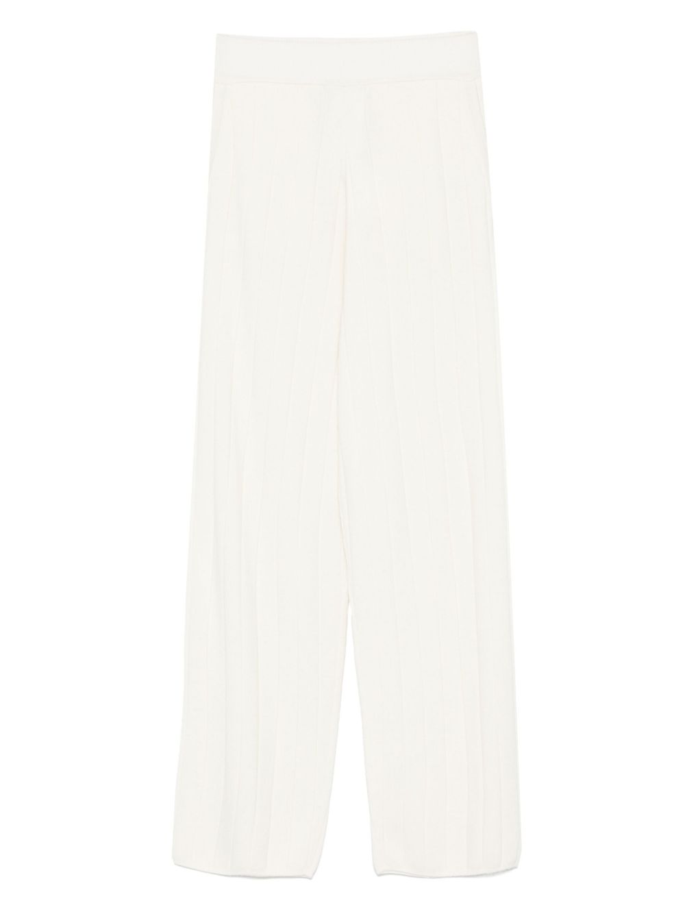 Pantaloni in cashmere jardin in bianco Maxmara - donna 