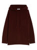 Liana wool and cashmere hoodie in bordeaux Maxmara - women