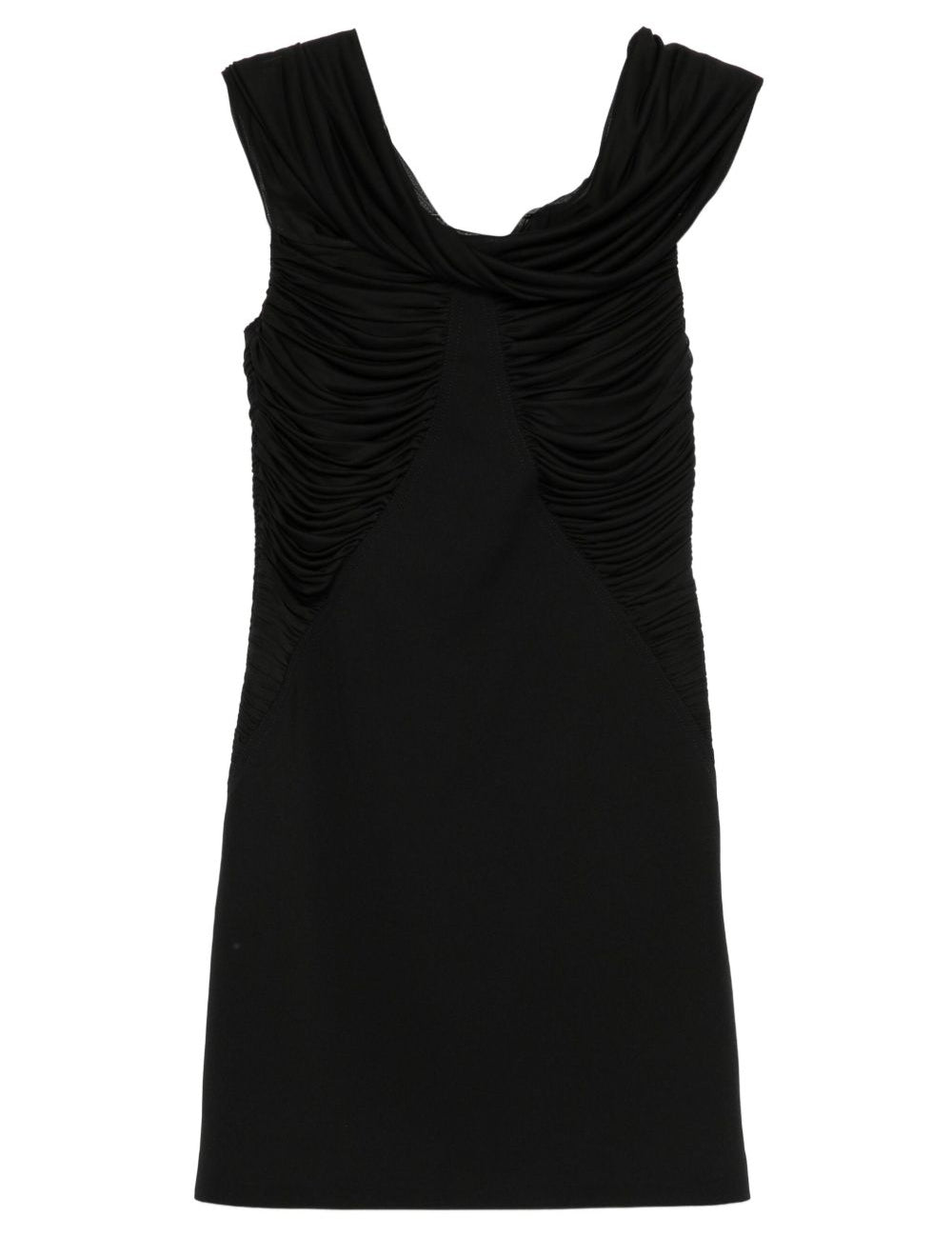 Abito off-shoulder in jersey di viscosa navile in nero Maxmara - donna 