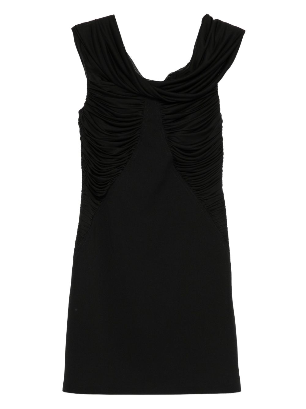 Abito off-shoulder in jersey di viscosa navile in nero Maxmara - donna 