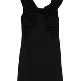 Abito off-shoulder in jersey di viscosa navile in nero Maxmara - donna 