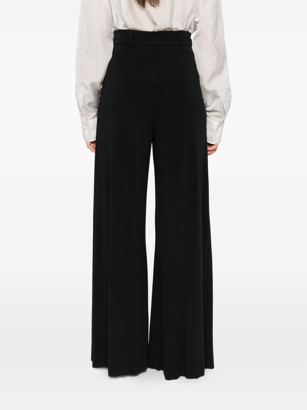 Pantaloni con vita elasticizzata in nero Maxmara - donna 