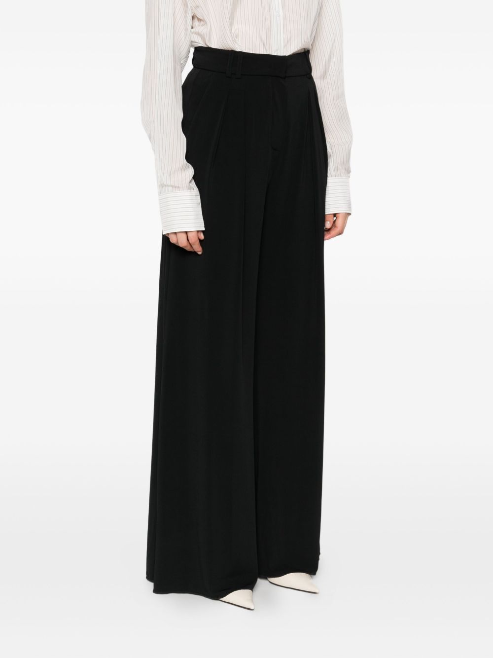Pantaloni con vita elasticizzata in nero Maxmara - donna 