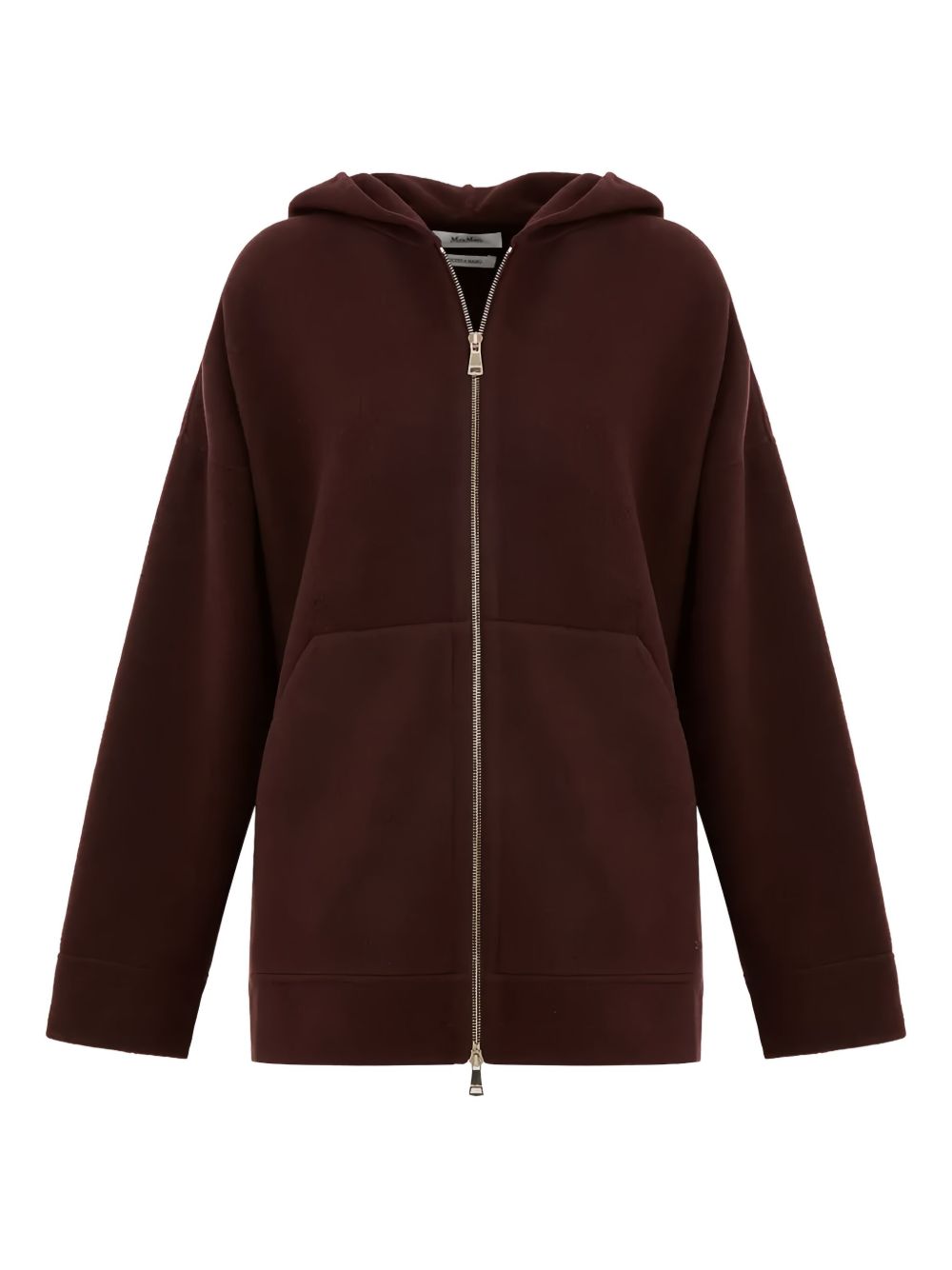Felppa con cappuccio e zip in rosso Maxmara - donna 