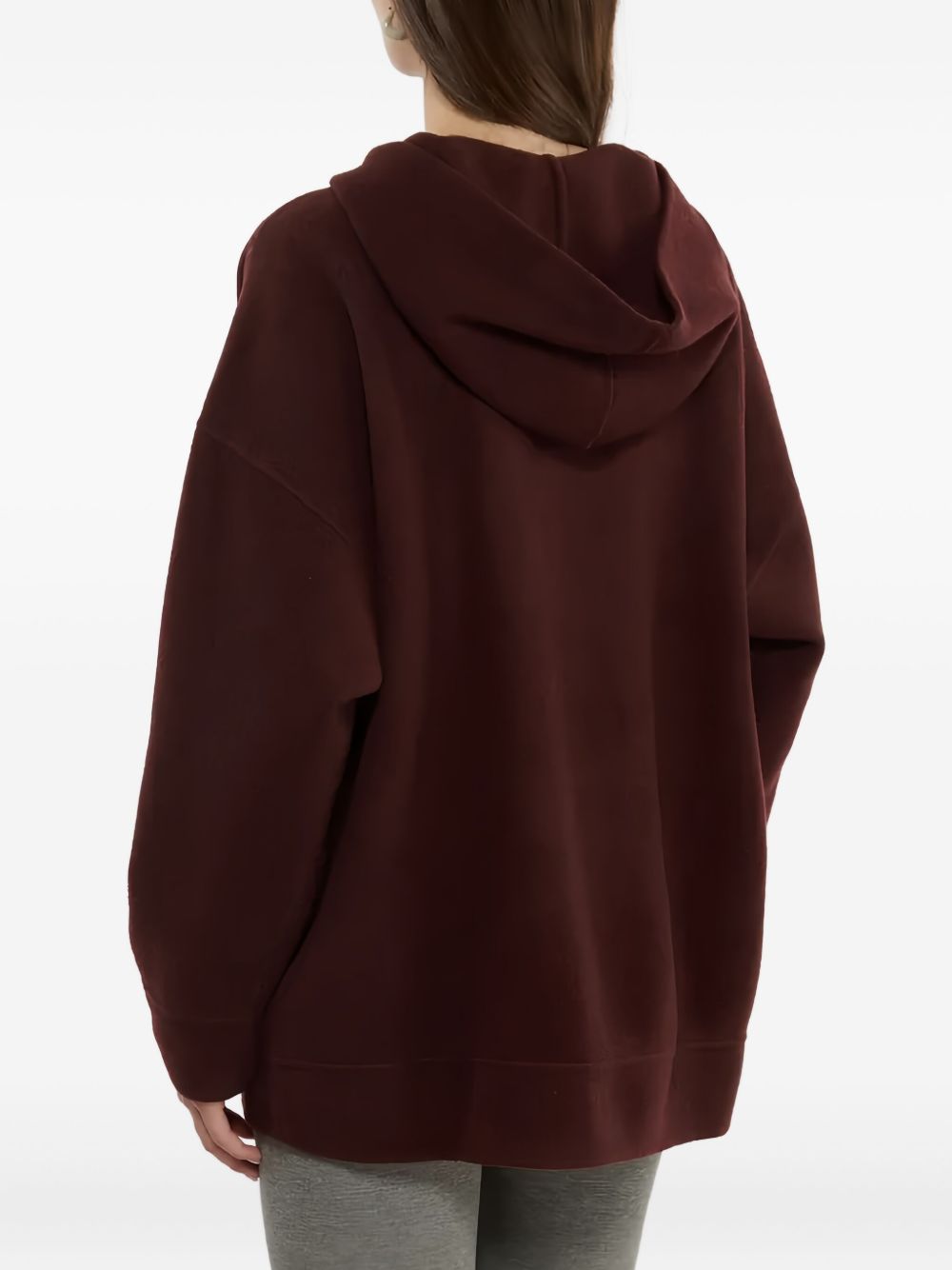 Felppa con cappuccio e zip in rosso Maxmara - donna 