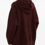 Felppa con cappuccio e zip in rosso Maxmara - donna 