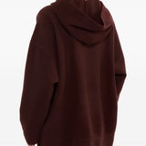 Felppa con cappuccio e zip in rosso Maxmara - donna 
