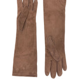 Guanti con dettagli logo in marrone MaxMara - donna 