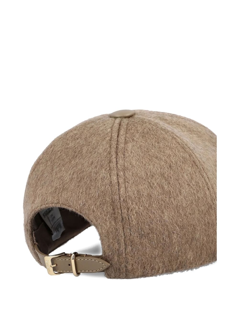 Cappello con targa e logo in marrone Maxmara - donna 
