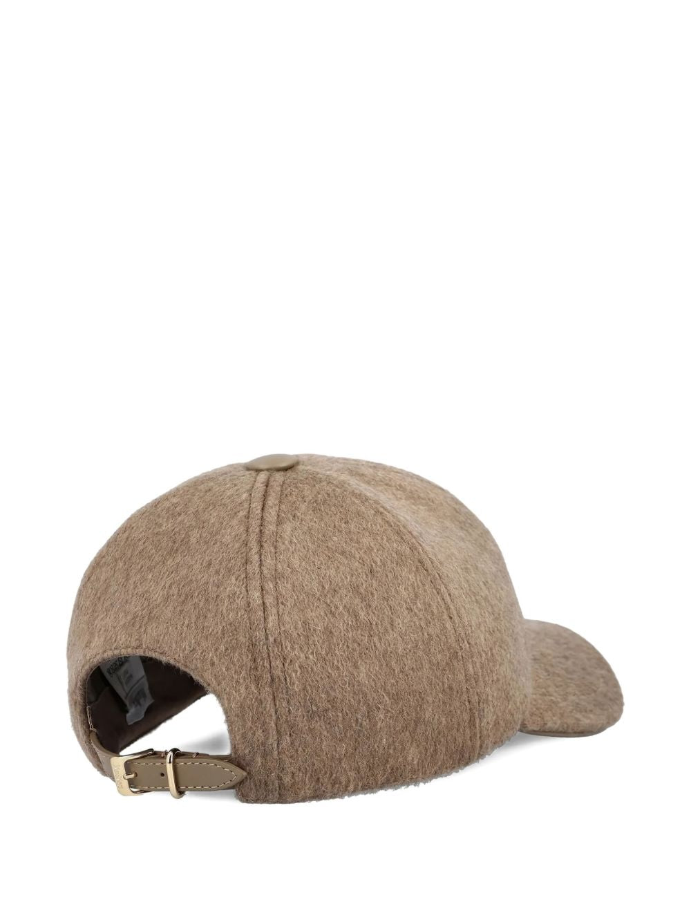 Cappello con targa e logo in marrone Maxmara - donna 