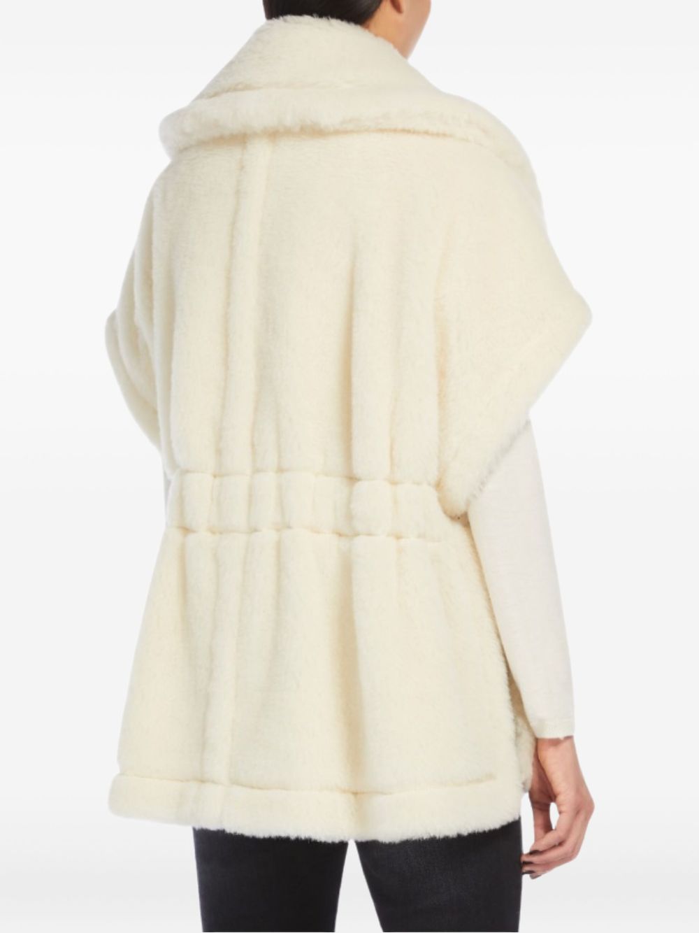 Cappa in tessuto Teddy newabavo in bianco Maxmara - donna 