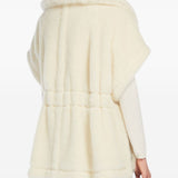 Cappa in tessuto Teddy newabavo in bianco Maxmara - donna 
