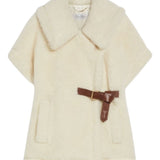 Cappa in tessuto Teddy newabavo in bianco Maxmara - donna 