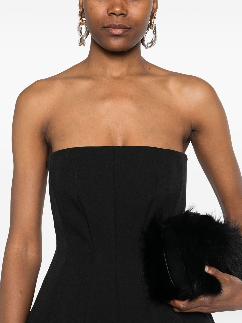 Abito bustier betel in nero Maxmara pianoforte - donna 