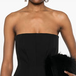 Abito bustier betel in nero Maxmara pianoforte - donna 
