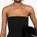 Abito bustier betel in nero Maxmara pianoforte - donna 