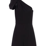 Tuta corta monospalla in nero Maxmara pianoforte - donna 