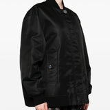 Bomber oversize in twill agape in nero Maxmara sportmax - donna 