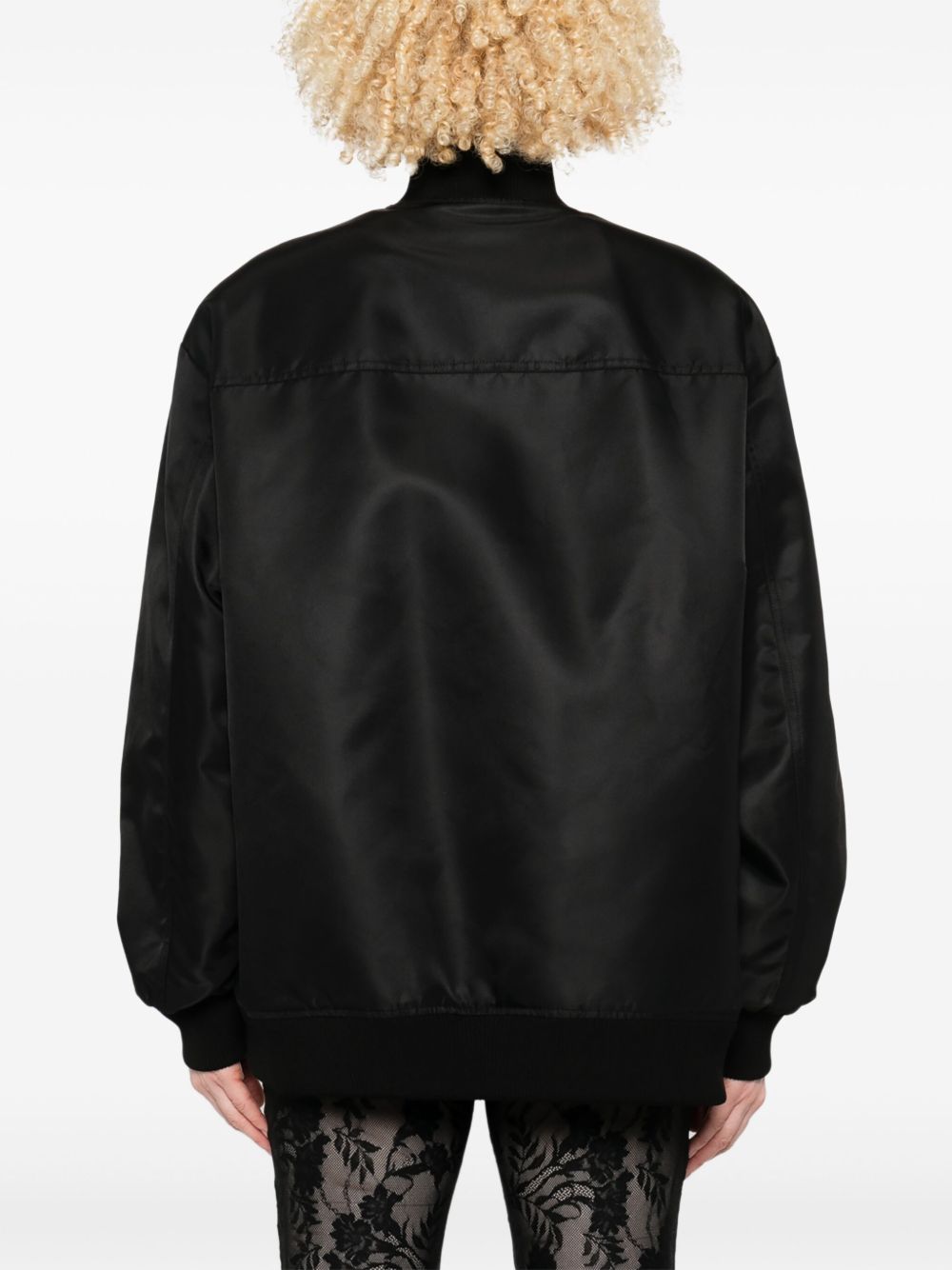 Bomber oversize in twill agape in nero Maxmara sportmax - donna 