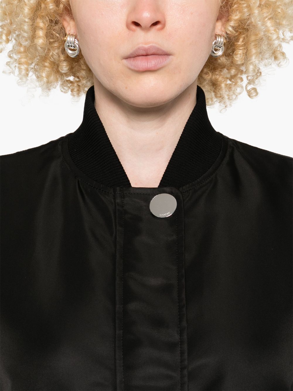 Bomber oversize in twill agape in nero Maxmara sportmax - donna 