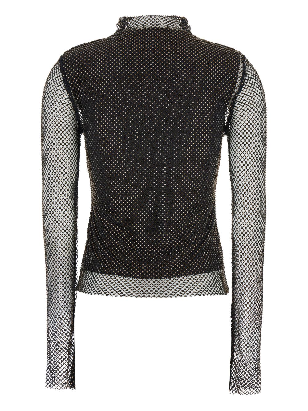Top Gerarda a maniche lunghe in rete in nero Maxmara sportmax - donna 