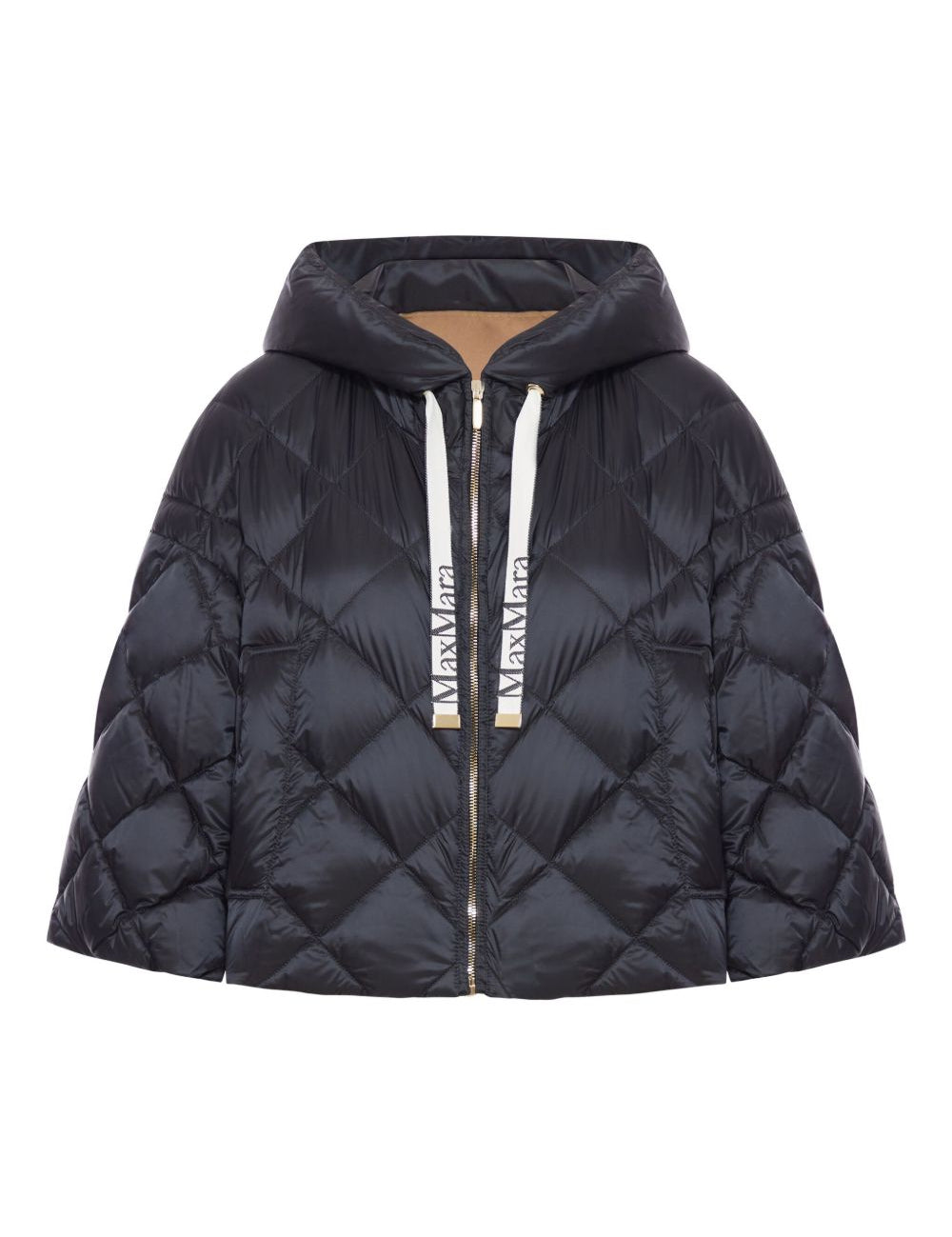 Giacca imbottita in tela di nylon sisoft in nero Maxmara the cube - donna 
