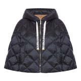 Giacca imbottita in tela di nylon sisoft in nero Maxmara the cube - donna 