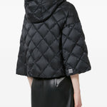 Giacca imbottita in tela di nylon sisoft in nero Maxmara the cube - donna 