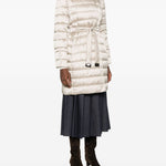 Piumino reversibile in raso antigoccia novef in bianco Maxmara the cube - donna 