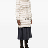 Piumino reversibile in raso antigoccia novef in bianco Maxmara the cube - donna 