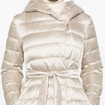 Piumino reversibile in raso antigoccia novef in bianco Maxmara the cube - donna 