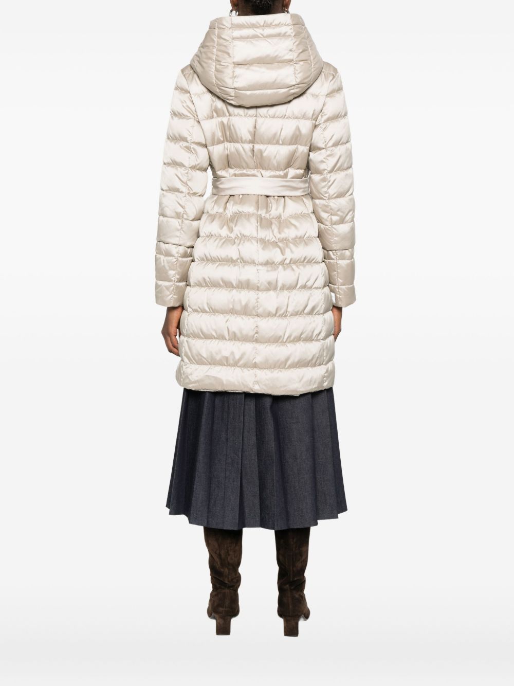 Piumino reversibile in raso antigoccia novef in bianco Maxmara the cube - donna 