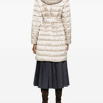 Piumino reversibile in raso antigoccia novef in bianco Maxmara the cube - donna 