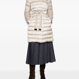Piumino reversibile in raso antigoccia novef in bianco Maxmara the cube - donna 