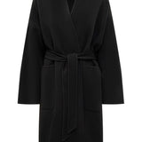 Cappotto con cintura zenone in nero Maxmara weekend - donna 