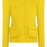 Cardigan con spalle oversize in giallo Melitta baumeister - donna 