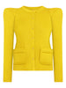 Cardigan con spalle oversize in giallo Melitta baumeister - donna