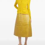 Cardigan con spalle oversize in giallo Melitta baumeister - donna 