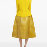 Cardigan con spalle oversize in giallo Melitta baumeister - donna 