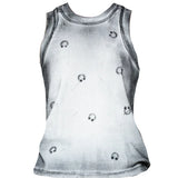 Canotta con stampa piercing in bianco Melitta baumeister - donna 