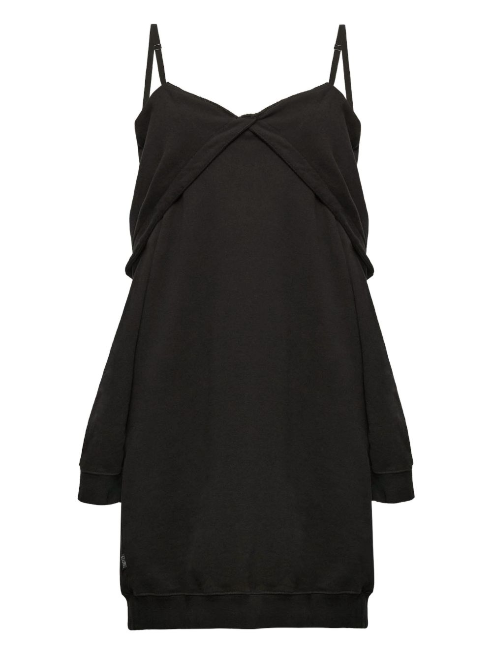 Abito con spalle scoperte in nero Mm6 maison margiela - donna 
