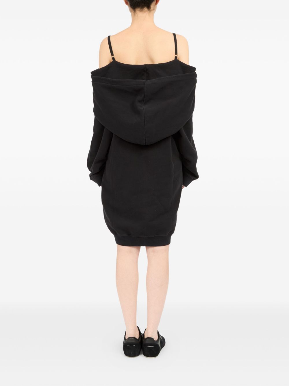 Abito con spalle scoperte in nero Mm6 maison margiela - donna 