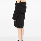 Abito con spalle scoperte in nero Mm6 maison margiela - donna 