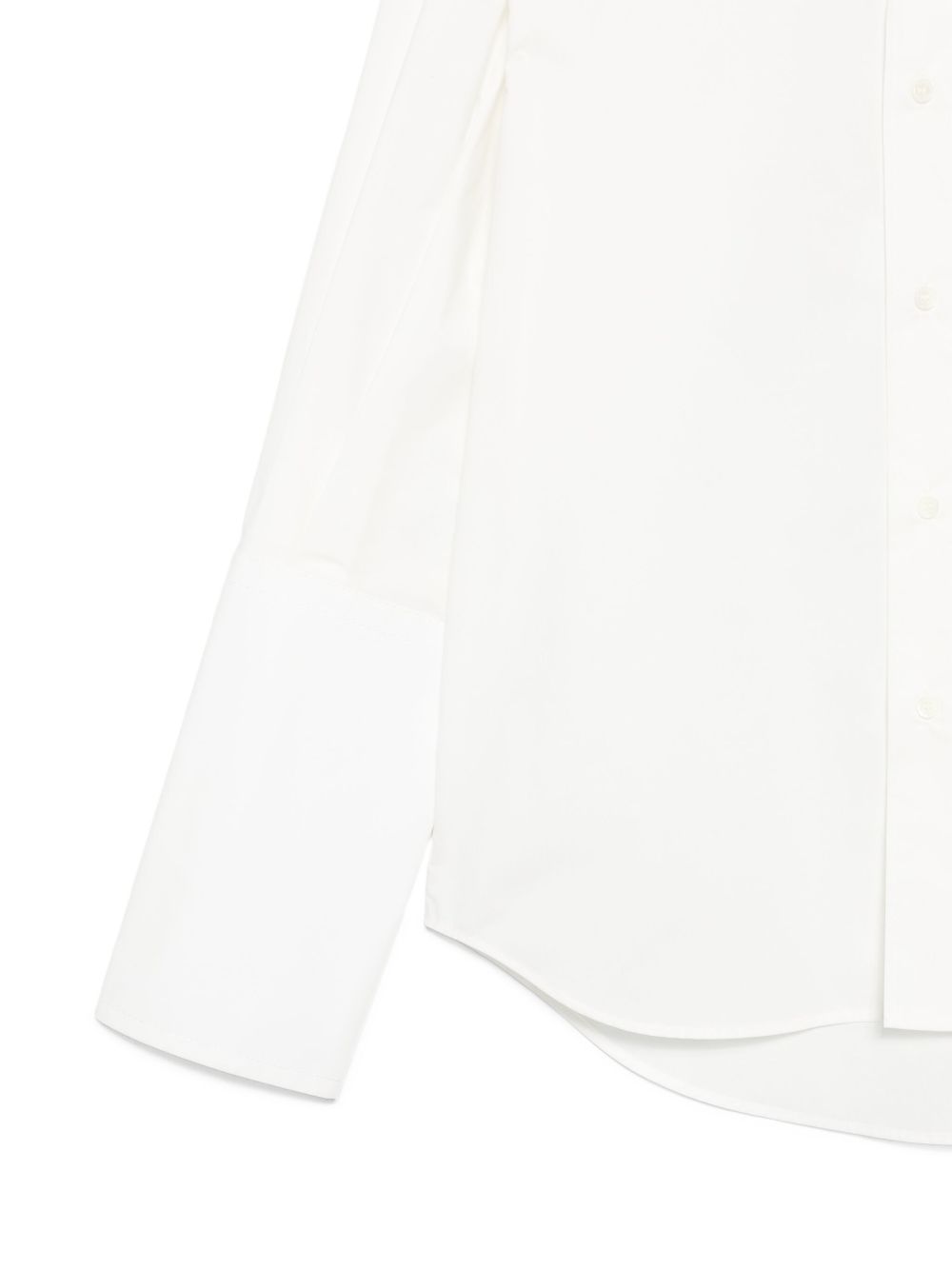 Camicia a maniche lunghe in bianco Mm6 maison margiela - donna 