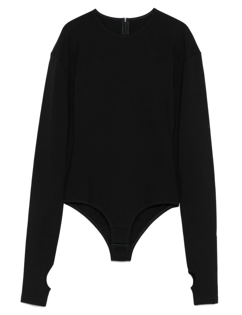 Body con maniche lunghe in nero Mm6 maison margiela - donna 