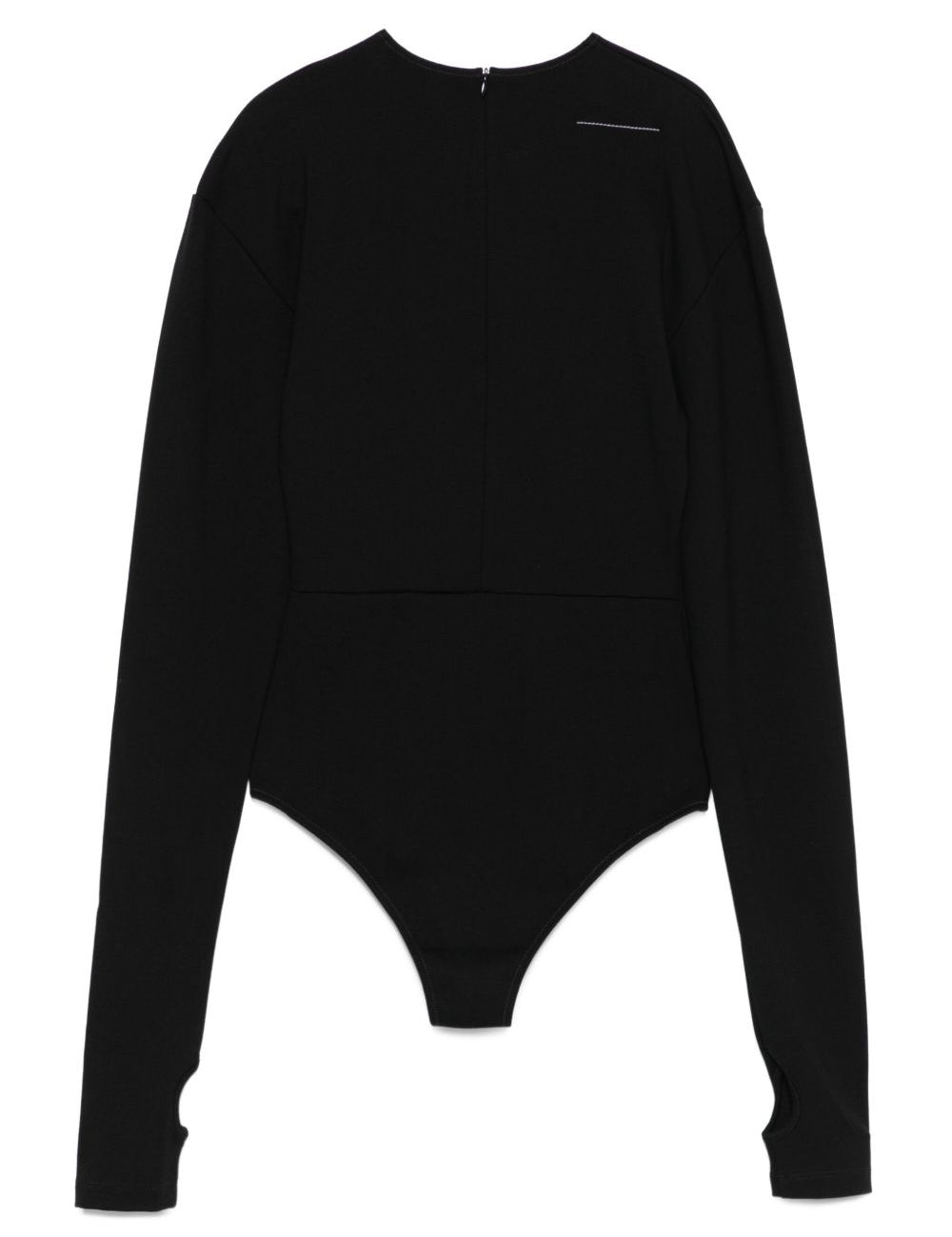Body con maniche lunghe in nero Mm6 maison margiela - donna 