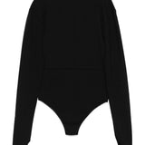 Body con maniche lunghe in nero Mm6 maison margiela - donna 