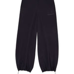 Pantaloni con coulisse sui orli in nero MM6 X Salomon - unisex 
