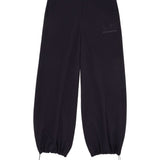 Pantaloni con coulisse sui orli in nero MM6 X Salomon - unisex 