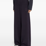 Pantaloni con coulisse sui orli in nero MM6 X Salomon - unisex 